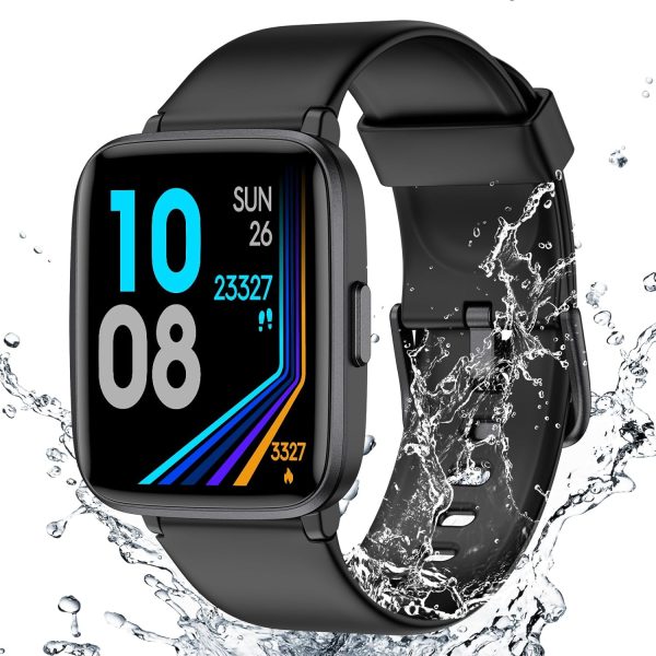 Fitness Tracker Watch with Heart Rate Monitor, Large Screen Activity Tracker with Pedometer, Sleep Monitor, Calories & Step Counter, 5ATM Waterproof Smart Watch for Women Men Fitness Watch for Sports - Image 9
